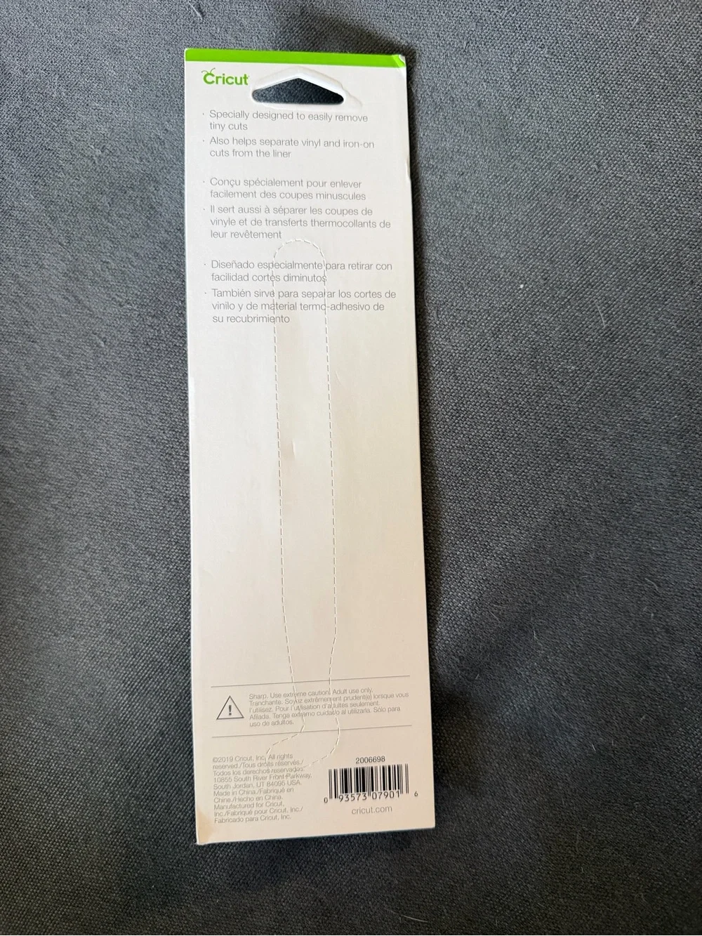 Cricut Weeder Tool in White and Pale Pink